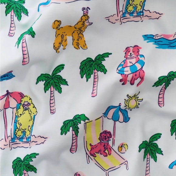 Roller Rabbit Poolside Pups Polo Pajamas - Picture 5 of 5